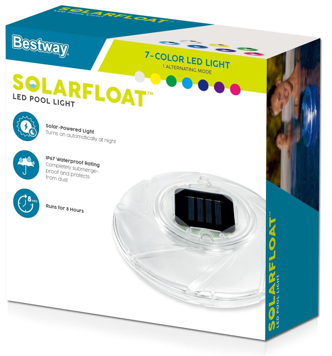 Se Bestway SolarFloat Sol LED-Lys til pool / spa ✔ Kæmpe udvalg i Bestway - Køb online på udsalg og tilbud lige nu ✔ Lav fragtpris og hurtig levering - Varenummer: MMAction-17858111 og 6941607353653 på lager - Udsalg på Pool Dele / Tilbehør / Lys Få op til 67% i rabat - Over 1.798 mærker samlet på udsalg