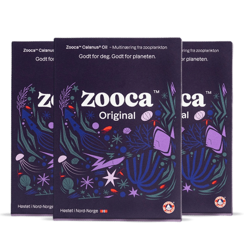3 x Zooca/Nordfolk Omega 3 kosttilskud i kapselform, 60 kapsler