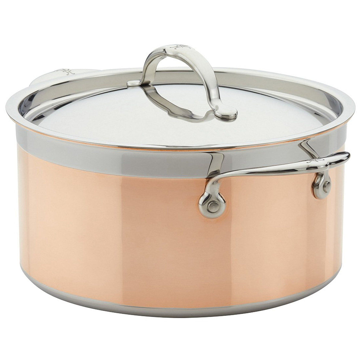 Hestan CopperBond gryde med en diameter på 24 cm