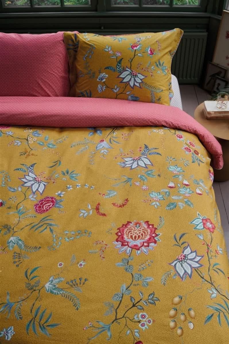 Se Pip Studio Flower Festival Yellow sengetøj på udsalg! 140x220 cm + pude 60x63 cm. Billig fragt & hurtig levering. Spar op til 56%!