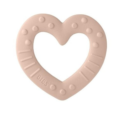 Bibs Baby Bitie bidering i modellen Heart, farven blush