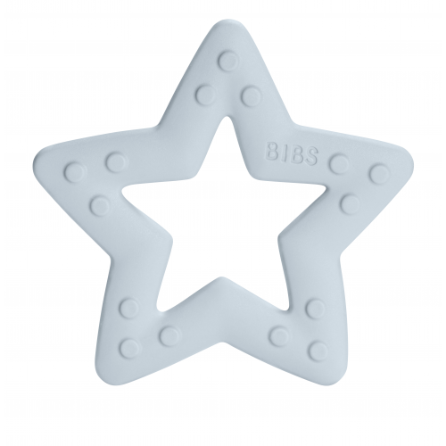 Bibs Baby Bitie bidering i form af en stjerne i farven baby blue