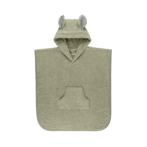 BIBS badeponcho med kænguru-design, hætte med ører og lille forlomme
