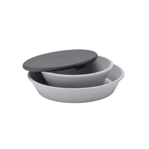Bibs Mini Meal tallerkensæt med dyb og flad tallerken samt låg