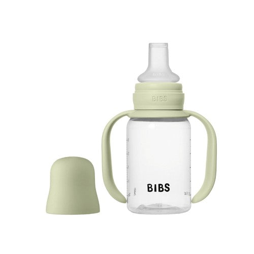 BIBS sutteflaske på 150 ml med hank og blød silikonesut