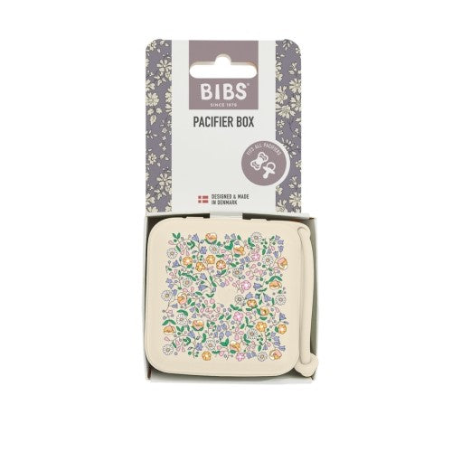 Bibs x Liberty sutteboks med praktisk indsats til opbevaring af sutter