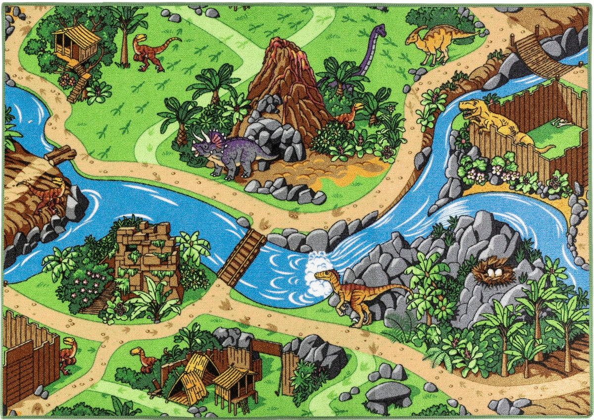 Se Bil Legetæppe ''Dino World'' 95 x 133 cm ✔ Kæmpe udvalg i Rebel Roads - Køb online på udsalg og tilbud lige nu ✔ Hurtig levering til lave fragtpriser - Varenummer: MMAction-177184 og 5414956750004 på lager - Udsalg på Bil Trafik Gulvtæpper til Børn Spar helt op til 79% - Stort udsalg på over 739 mærker