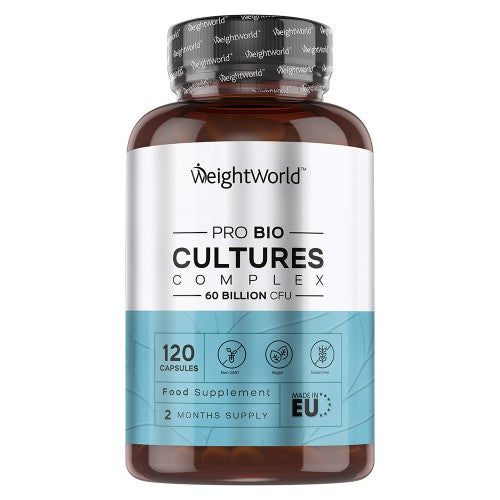 Se Pro Bio Culture med Probiotika ✔ Kæmpe udvalg i WeightWorld - Køb online på udsalg og tilbud lige nu ✔ Super billig fragt og lynhurtig levering - Varenummer: WeightWorld-50206 og 5056128126769 på lager - Udsalg på Fordøjelse Op til 63% rabat - Over 1.329 mærker på online udsalg