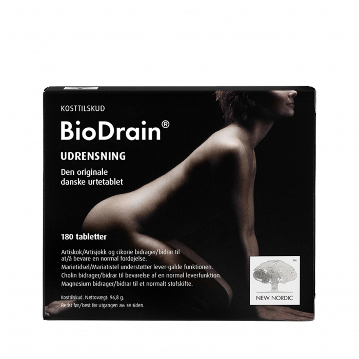 Se New Nordic BioDrain 180 tabl. ✔ Kæmpe udvalg i New Nordic - Køb online på udsalg og tilbud lige nu ✔ Billig fragt og hurtig levering - Varenummer: Helsegrossisten-45002 og 5021807450022 på lager - Udsalg på Sundhed > Udrensning > Tilbud Store besparelser – op til 77% - Store besparelser på over 2.281 mærker
