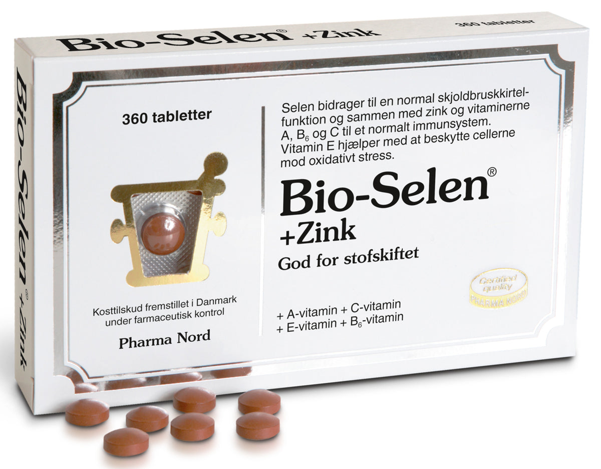 Se Pharma Nord Bio-Selen + Zink 360 tabl. ✔ Kæmpe udvalg i Pharma Nord - Køb online på udsalg og tilbud lige nu ✔ Lav fragtpris og hurtig levering - Varenummer: Helsegrossisten-11000 og 5709976011908 på lager - Udsalg på Sundhed > Selen > Zink Op til 63% rabat - Over 1.329 mærker på online udsalg