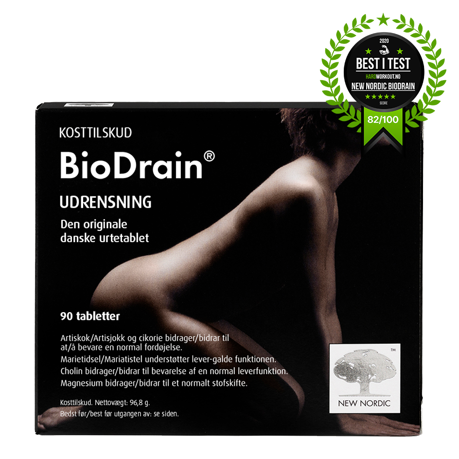 New Nordic BioDrain urtetabletter, pakning med 90 tabletter