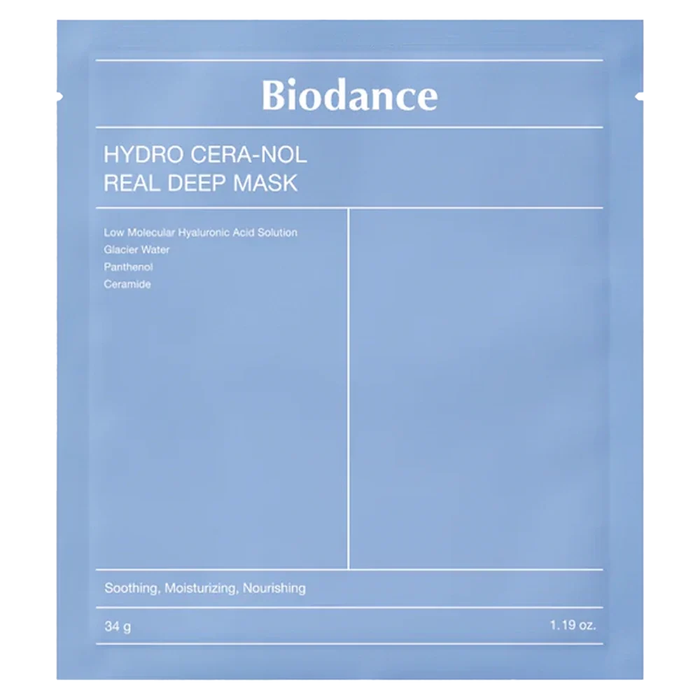 Biodance Hydro Cera-nol Real Deep Mask, sheetmaske med patenteret kompleks