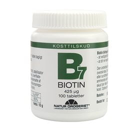 Se ND Biotin B7 100 tab. ✔ Kæmpe udvalg i Natur Drogeriet A/S - Køb online på udsalg og tilbud lige nu ✔ Billig fragt og hurtig levering - Varenummer: Helsegrossisten-12669 og 5703137010021 på lager - Udsalg på Sundhed > Natur Drogeriet A/S > B-vitamin Få op til 63% i rabat - Tusindvis af varer fra over 2.739 mærker