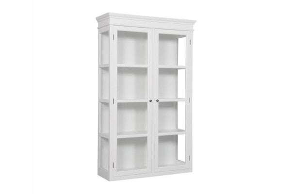 Birkholm Væghængt Vitrineskab - 170x100x38 cm Hvid