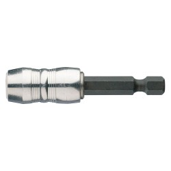 Universal bitholder i 1/4 med hurtigskiftepatron og permanent magnet fra Haefele, længde 60 mm