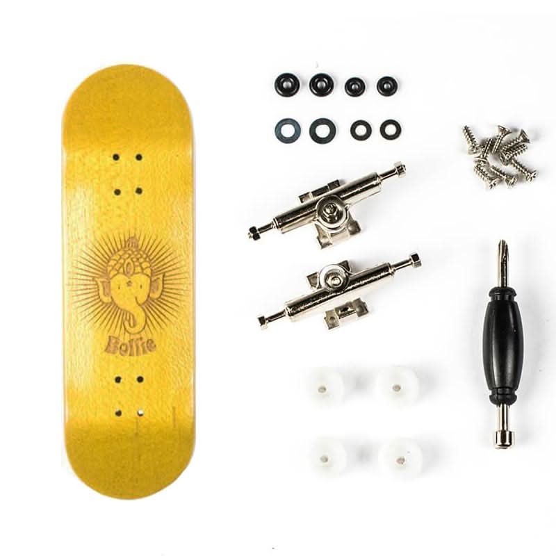 Se Bollie Mini Logo Fingerboard Gul One size ✔ Kæmpe udvalg i  Bollie ✔ Hurtig levering: 1 - 2 Hverdage samt billig fragt - Varenummer: JUCO-bl3002020 og barcode / Ean: &