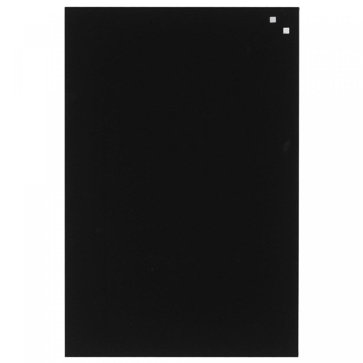 Sort magnetisk glastavle fra Naga i formatet 40 x 60 cm