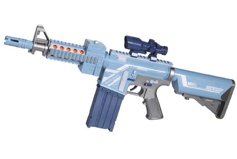 Blaze Storm elektrisk Tactical soft dart blaster med magasin og sigtekikkert