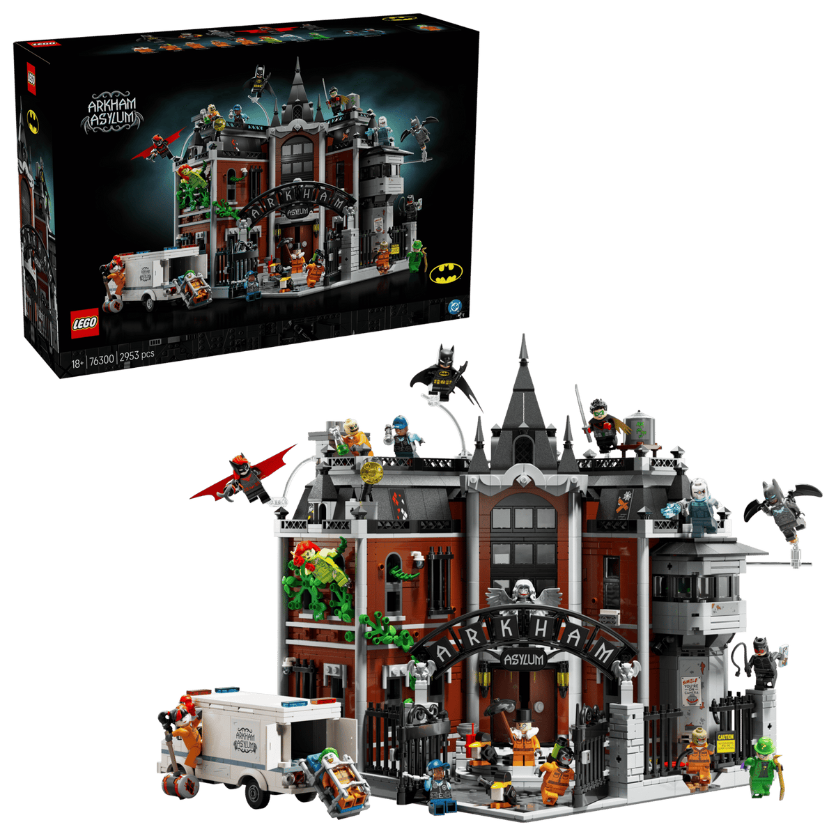 LEGO DC Batman Arkham Asylum 76300 byggemodel til samlere