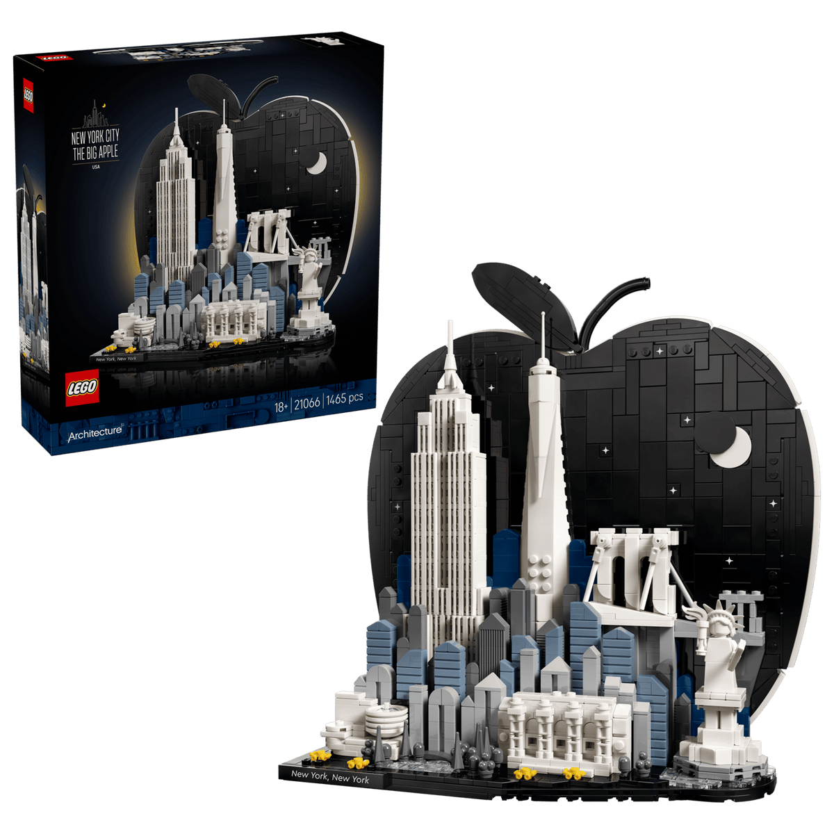 LEGO Architecture New York City The Big Apple (21066) samlersæt med vartegn