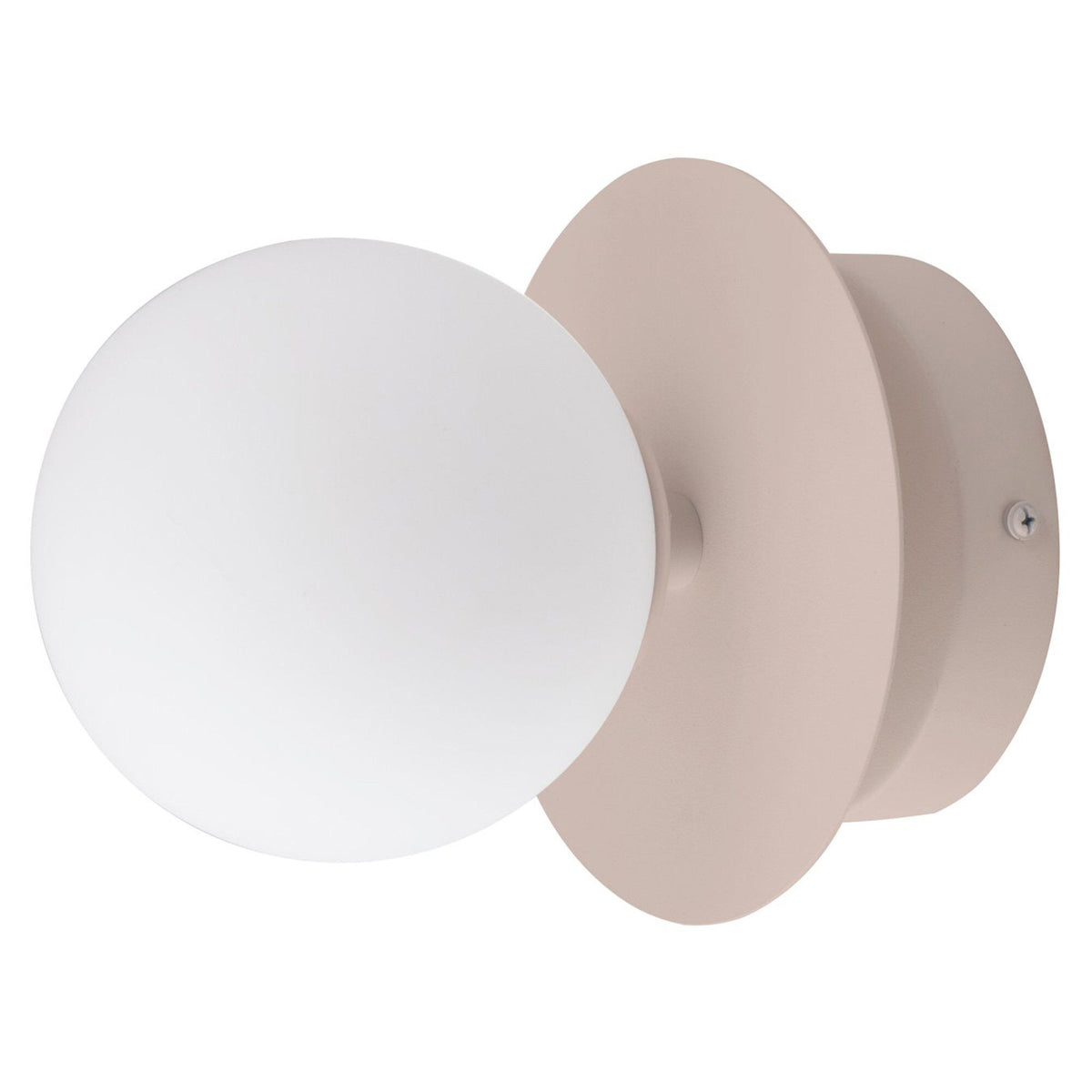 Globen Lighting Plafond Art Deco lampe i mud og hvid med metalfinish