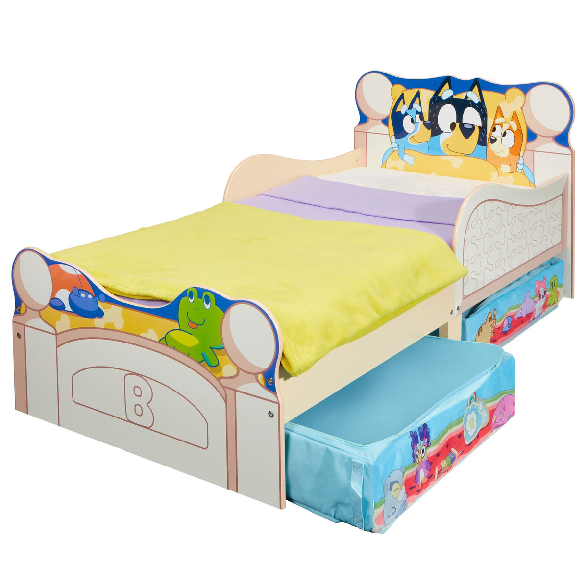 Moose Toys Bluey børneseng med opbevaring i størrelsen 140 cm