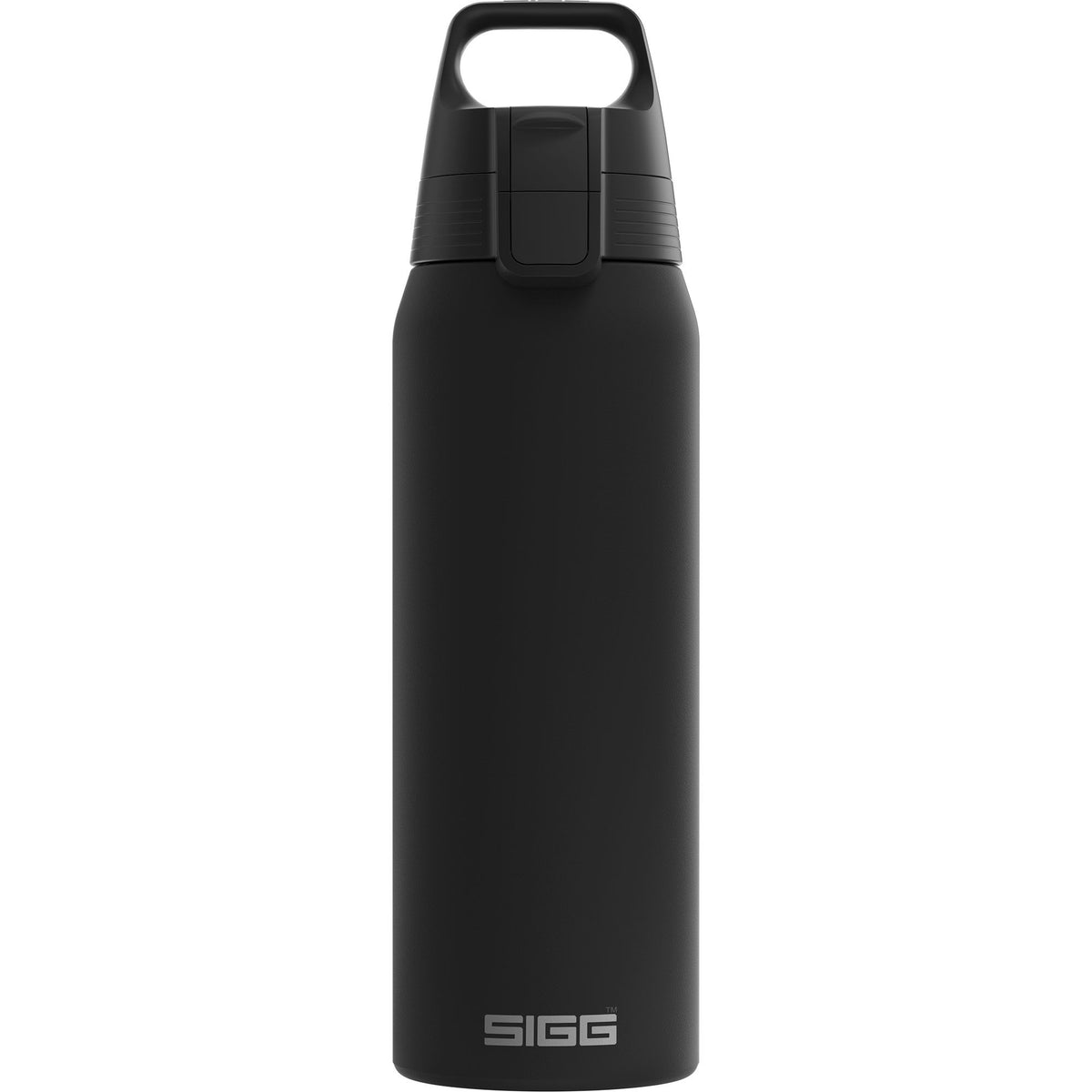 Sort SIGG Shield Therm ONE termoflaske på 0,75 liter i rustfrit stål