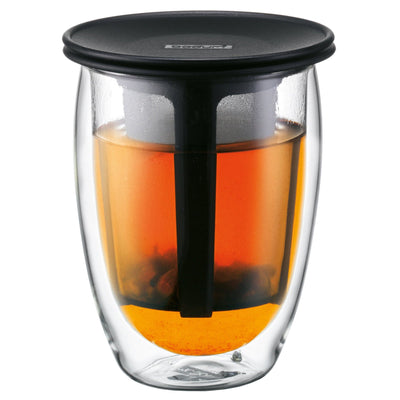 Se Bodum Tea for One teglas med filter, 0,35 l, sort ✔ Kæmpe udvalg i Bodum ✔ Meget billig fragt og hurtig levering: 1 - 2 hverdage - Varenummer: KTO-K11153-01 og barcode / Ean: '699965003449 på lager - Udsalg på Teglas Spar op til 63% - Over 1354 design mærker på udsalg