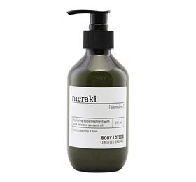 Se Meraki Body lotion, Linen dew 275 ml ✔ Kæmpe udvalg i Meraki - Køb online på udsalg og tilbud lige nu ✔ Billig fragt • Hurtig levering - Varenummer: Helsegrossisten-50677 og 5707644528260 på lager - Udsalg på Personlig pleje > > Få op til 69% i rabat - Find over 1.798 mærker på udsalg