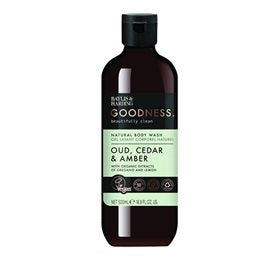 Se Baylis & Harding Goodness Body Wash oud, cedar & amber 500ml. ✔ Kæmpe udvalg i Baylis & Harding - Køb online på udsalg og tilbud lige nu ✔ Billig fragt og hurtig levering - Varenummer: Helsegrossisten-28943 og 17854100213 på lager - Udsalg på Personlig pleje > Bodyshampoo > Store besparelser – op til 67% - 2.739+ mærker til skarpe priser