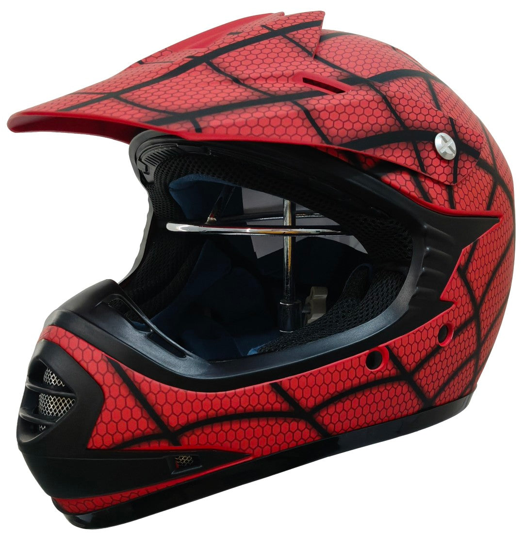 Se Børne Crosser Hjelm SpiderRed ✔ Kæmpe udvalg i MCU-Sport - Køb online på udsalg og tilbud lige nu ✔ Hurtig levering til lave fragtpriser - Varenummer: MMAction-123530 og på lager - Udsalg på Hjelme Spar helt op til 73% - Over 739 kendte mærker på udsalg
