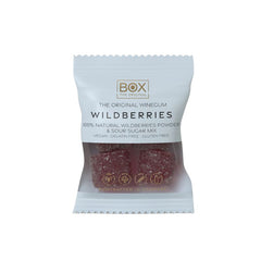 Pose med Box The Original Just the Winegum Wildberries vingummi i flowpack