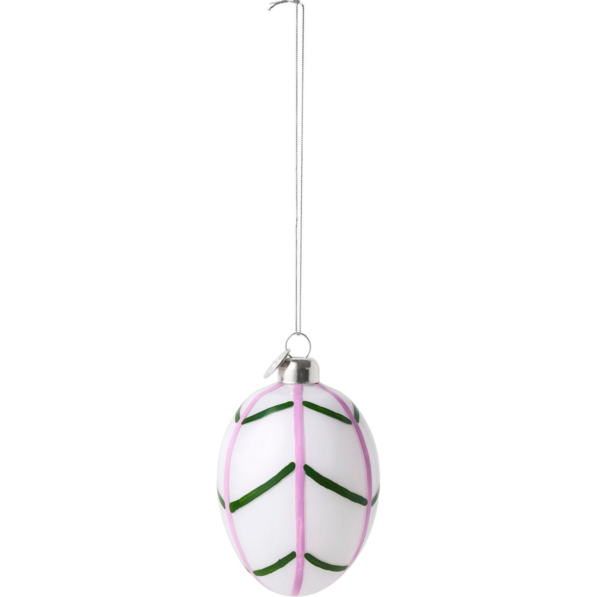 Holmegaard Souvenir Easter Leaf påskepynt på 7,5 cm