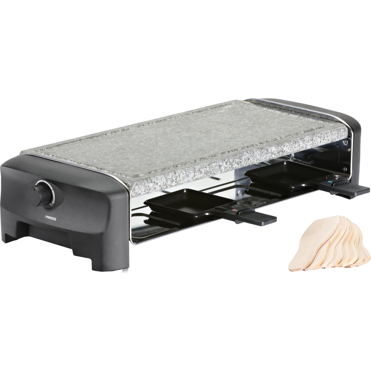 Princess Raclette stone grill party til 8 personer med stenoverflade