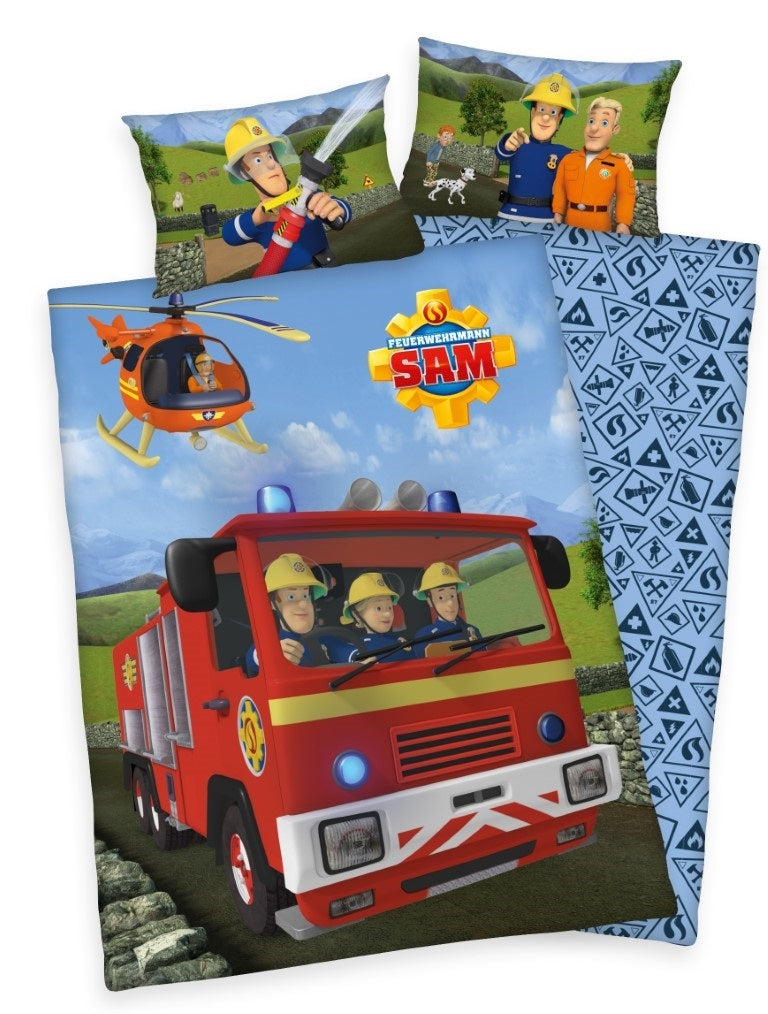 Se Brandmand Sam Junior Sengetøj 100x135 cm - 100 procent bomuld ✔ Kæmpe udvalg i Bolig Magasin - Køb online på udsalg og tilbud lige nu ✔ Lav fragtpris og hurtig levering - Varenummer: MMAction-2010093 og 4006891933959 på lager - Udsalg på Junior Sengetøj Store besparelser – op til 67% - Store besparelser på over 2.739 mærker