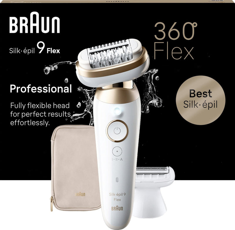 Se Braun Silk-épil 9 Flex epilator SES90413D (hvid) ✔ Kæmpe udvalg i Braun ✔ Hurtig levering: 1 - 2 Hverdage samt billig fragt - Varenummer: ELG-767832 og barcode / Ean: &