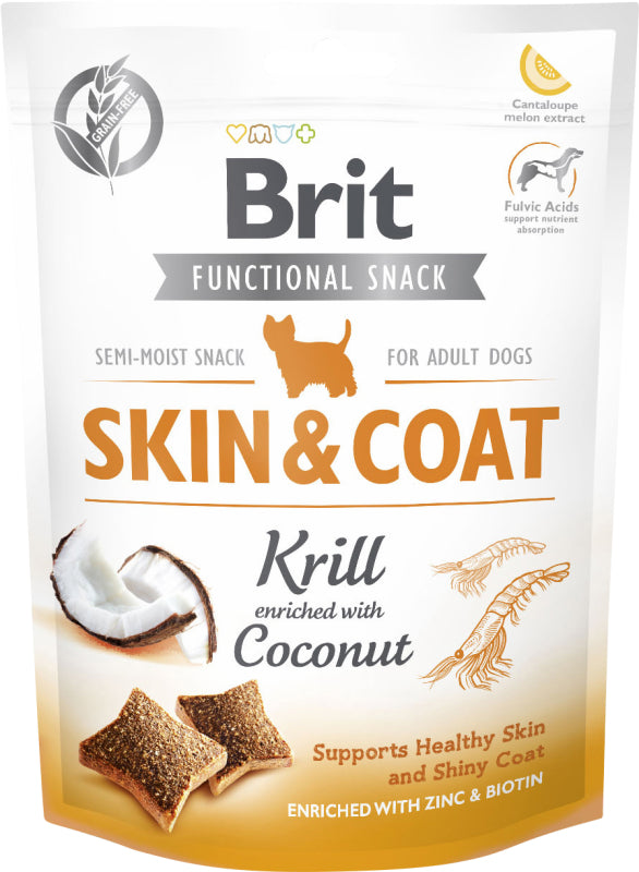 Brit Care Dog Skin & Coat hundegodbidder med lyskrebs og kokosnød