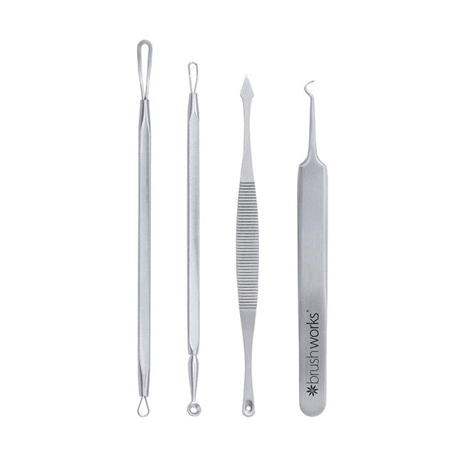 BrushWorks Blackhead & Blemish Remover Set til ansigtspleje
