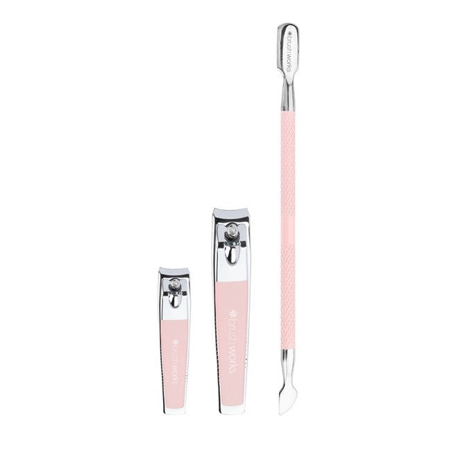 BrushWorks manicure set med negleredskaber og tilbehør