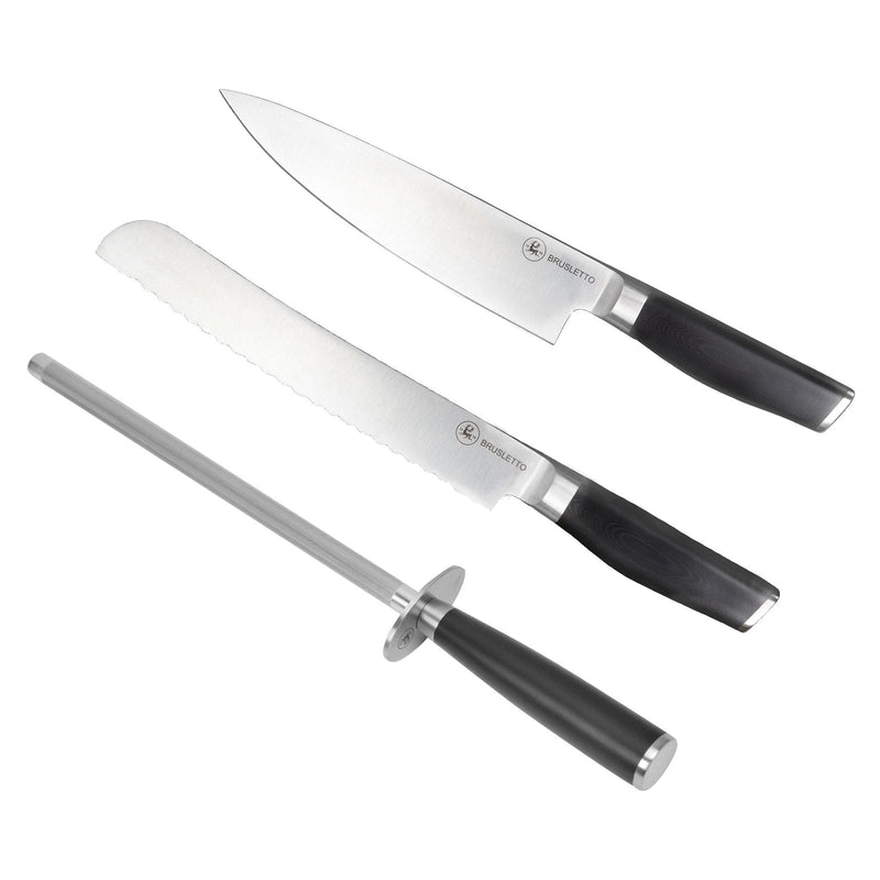 Se Brusletto Knivsæt 2 knive & slibestål ✔ Kæmpe udvalg i Brusletto ✔ Meget billig fragt og hurtig levering: 1 - 2 hverdage - Varenummer: KTO-46203407 og barcode / Ean: &