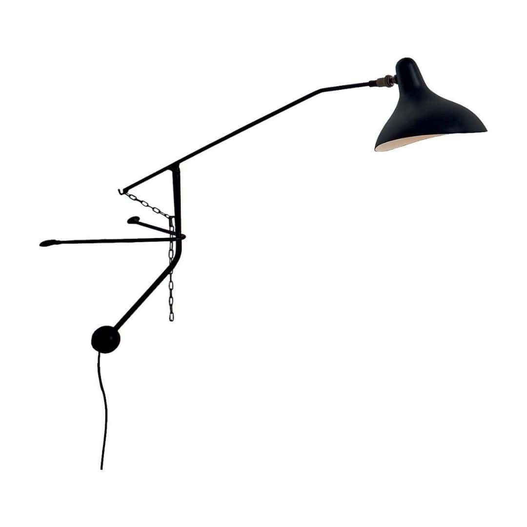 BS2 Mini væglampe i sort fra Mantis, designet af Bernard Schottlander