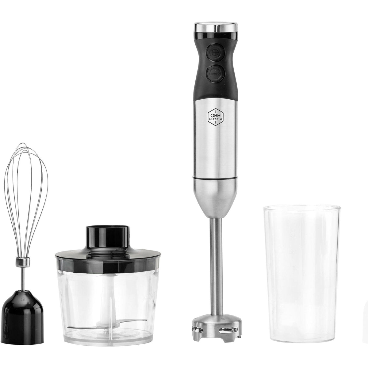 Sort OBH Nordica Elite Mix Initial stavblender med 800 watt motor