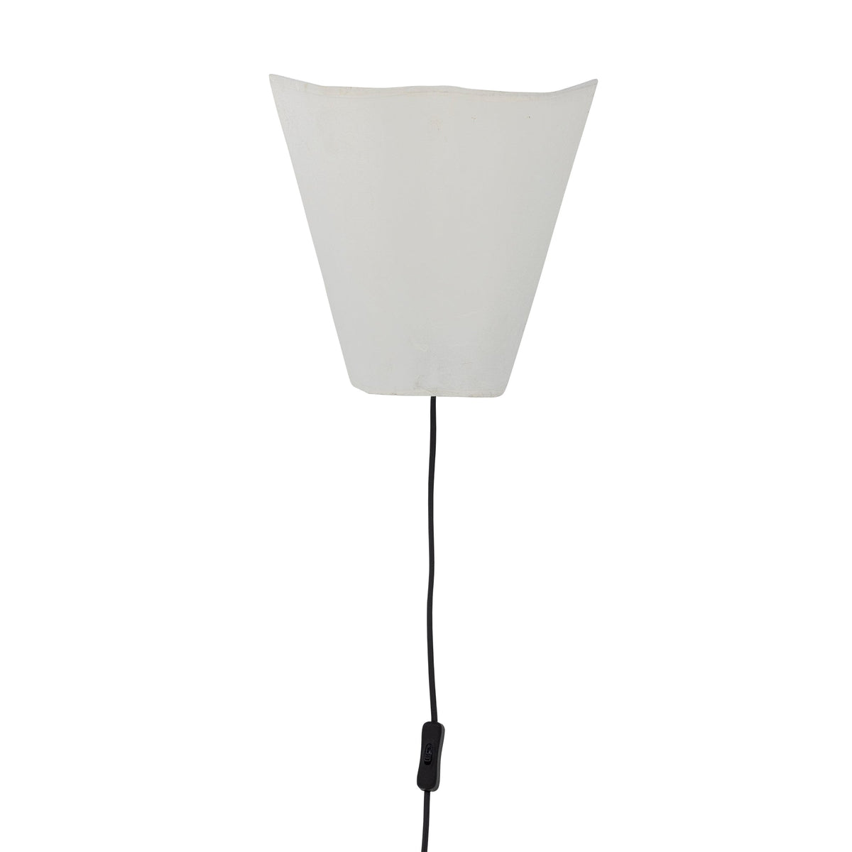 Janese hvid væglampe i papir fra Bloomingville, 28 cm høj