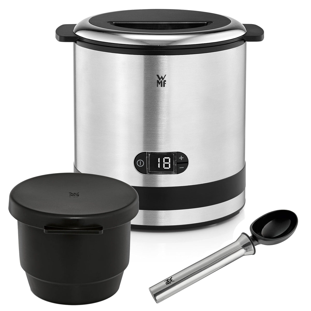 Wmf KITCHENminis 3-i-1 ismaskine på 300 ml til sorbet, is og frozen yoghurt