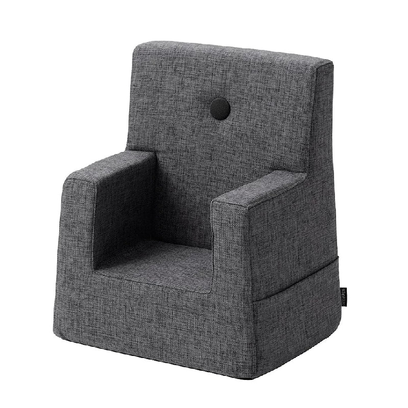 by KlipKlap Kids Chair børnestol i farven Blue Grey w. Grey