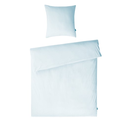 BySkagen sengetøj - Mille - Petrol/hvid