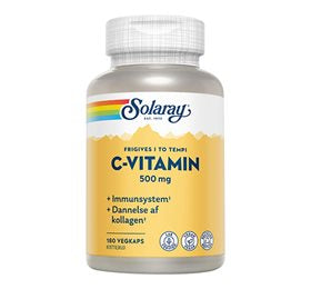 Se Solaray C-vitamin 500 mg 180 kapsler ✔ Kæmpe udvalg i Solaray - Køb online på udsalg og tilbud lige nu ✔ Billig fragt og hurtig levering - Varenummer: Helsegrossisten-7302 og 76280613742 på lager - Udsalg på Sundhed > C-vitamin > Spar stort – op til 53% - Eksklusivt udsalg på over 2.739 mærker