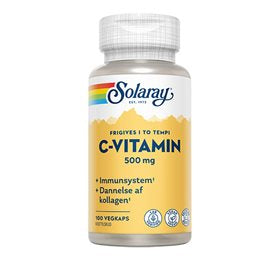 Solaray C-vitamin 500 mg 100 kapsler