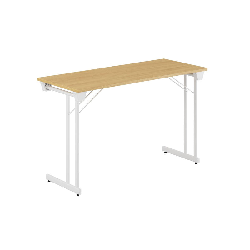 Kongress Style - 120x50cm - Sammenklappeligt bord - Eg-hvid