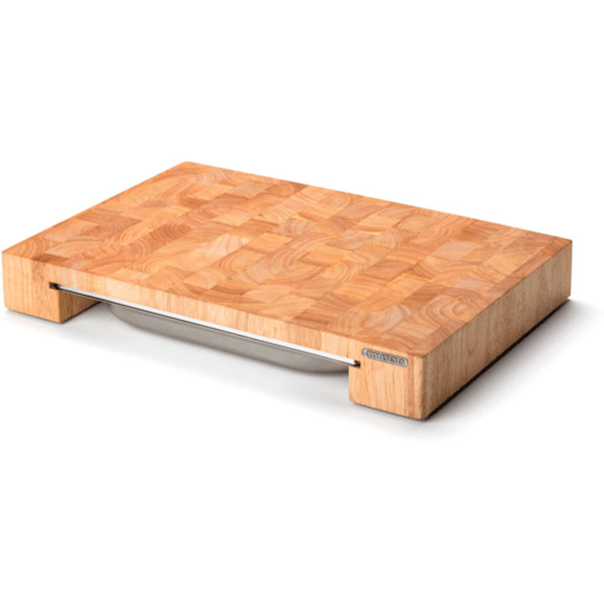 Continenta skærebræt 48 x 32 cm med aftagelig skuffe i rustfrit stål
